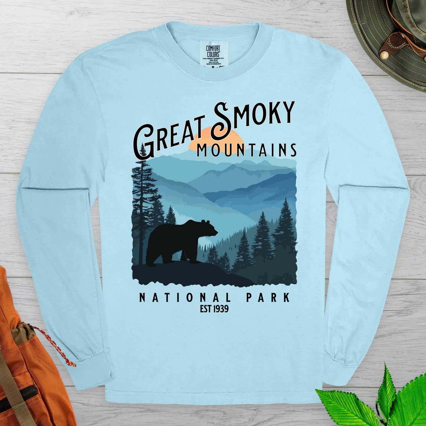 Great Smoky Mountains Long Sleeve T-shirt