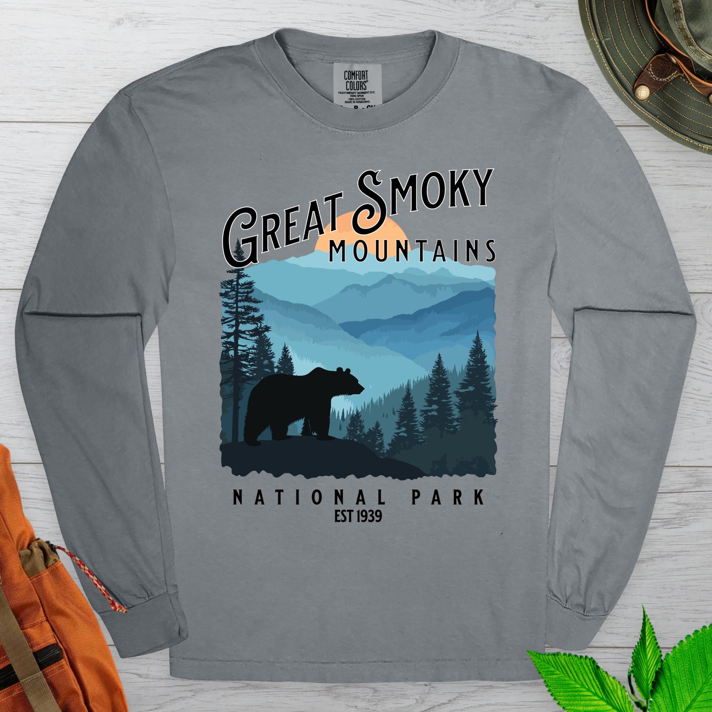 Great Smoky Mountains Long Sleeve T-shirt