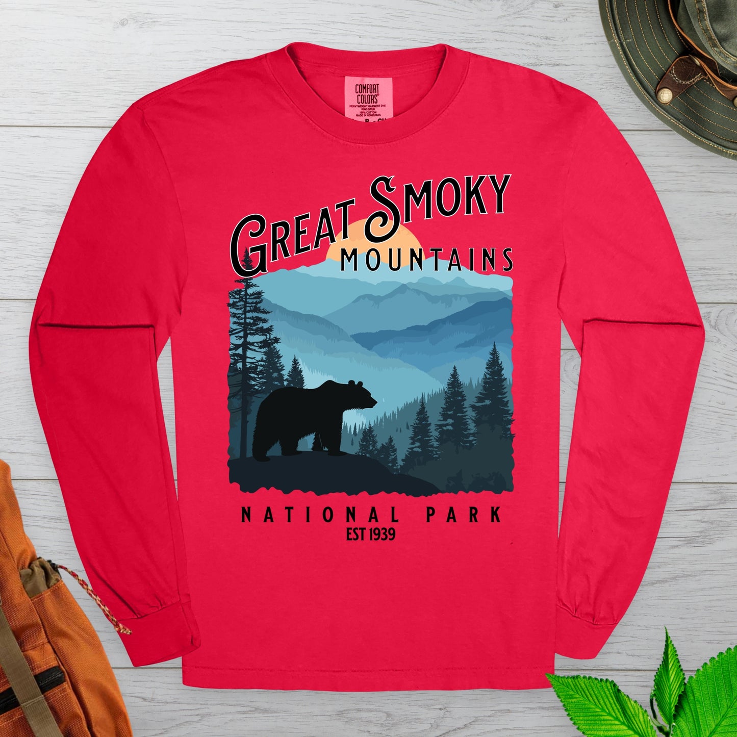 Great Smoky Mountains Long Sleeve T-shirt