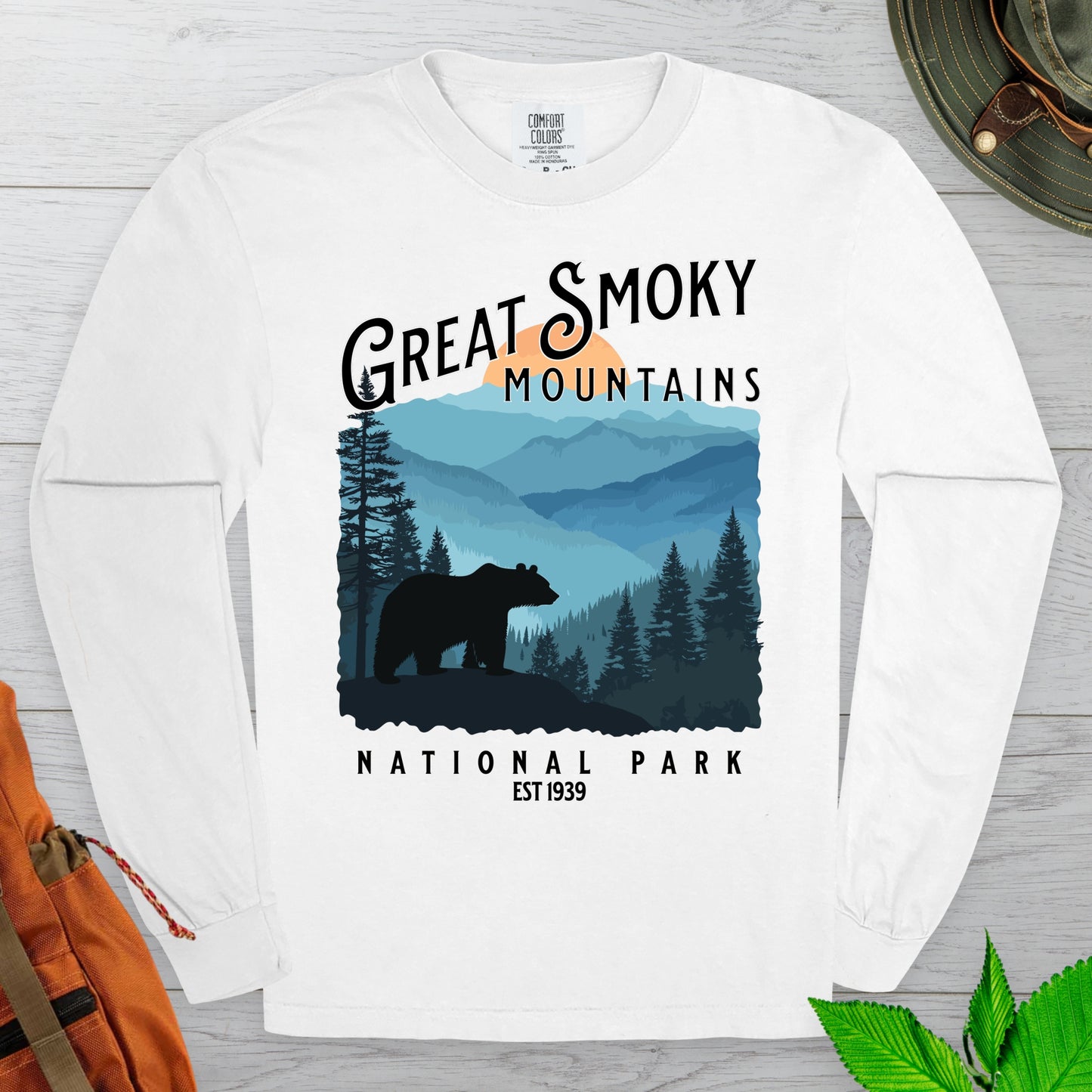 Great Smoky Mountains Long Sleeve T-shirt