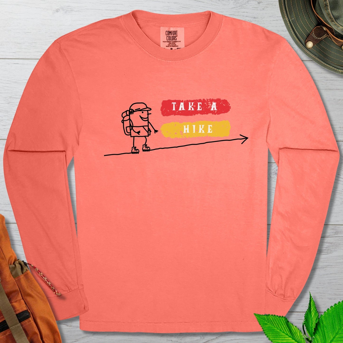 Take A Hike Cartoon Tshirt