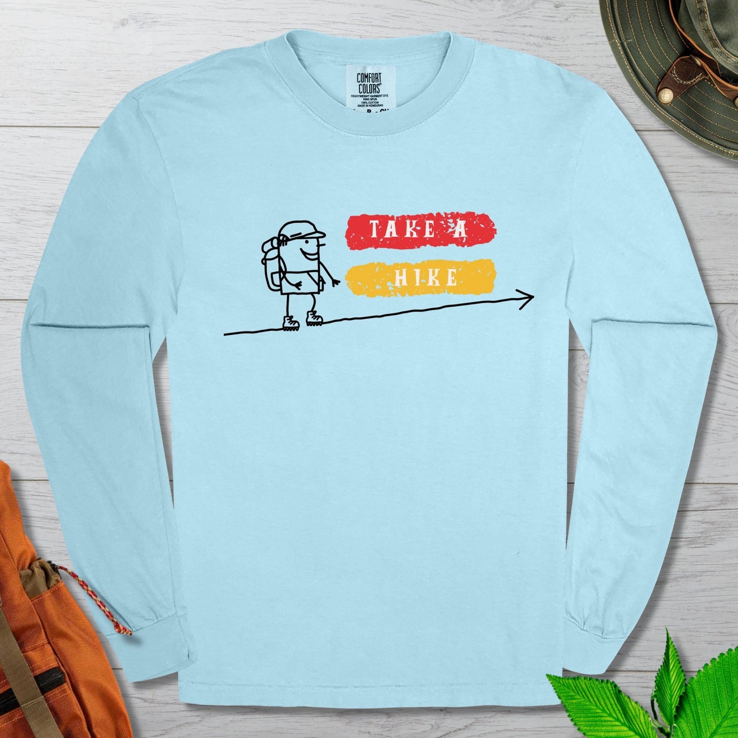 Take A Hike Cartoon Tshirt