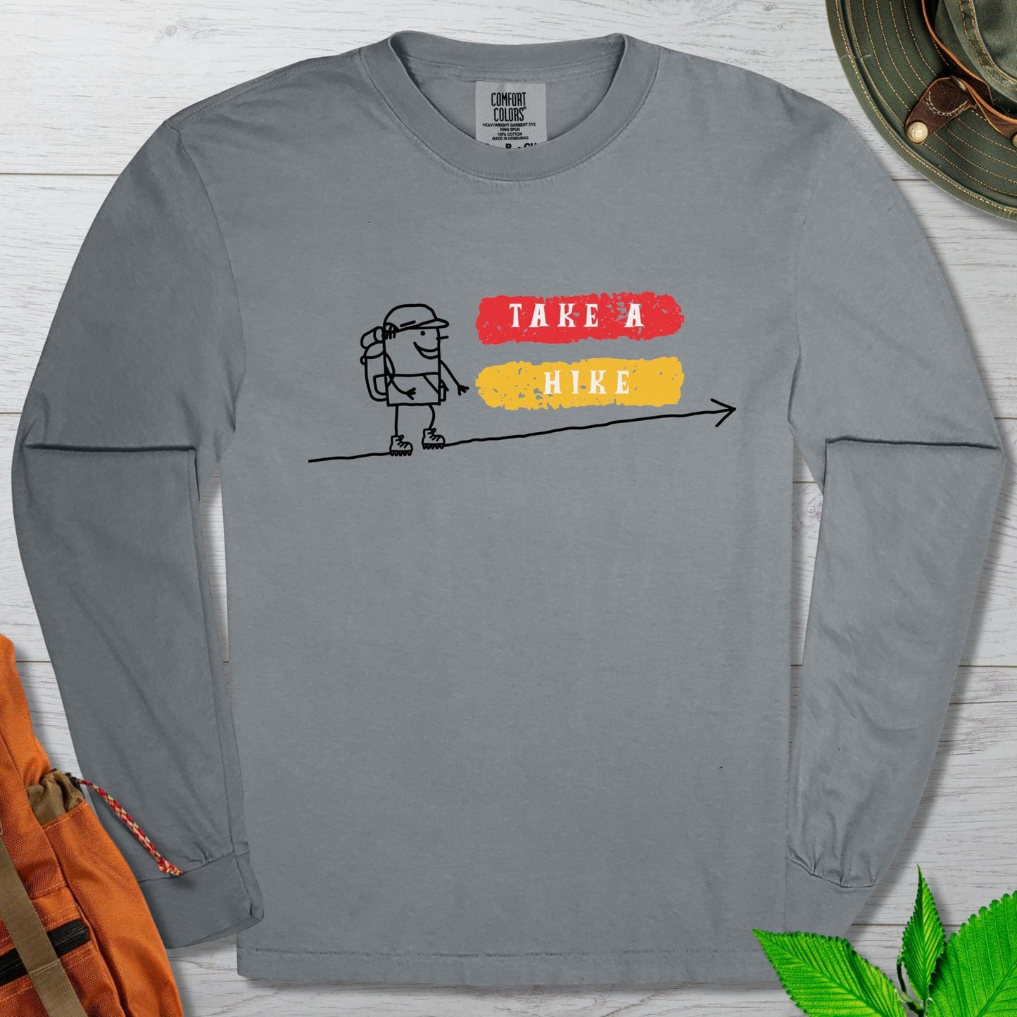 Take A Hike Cartoon Tshirt