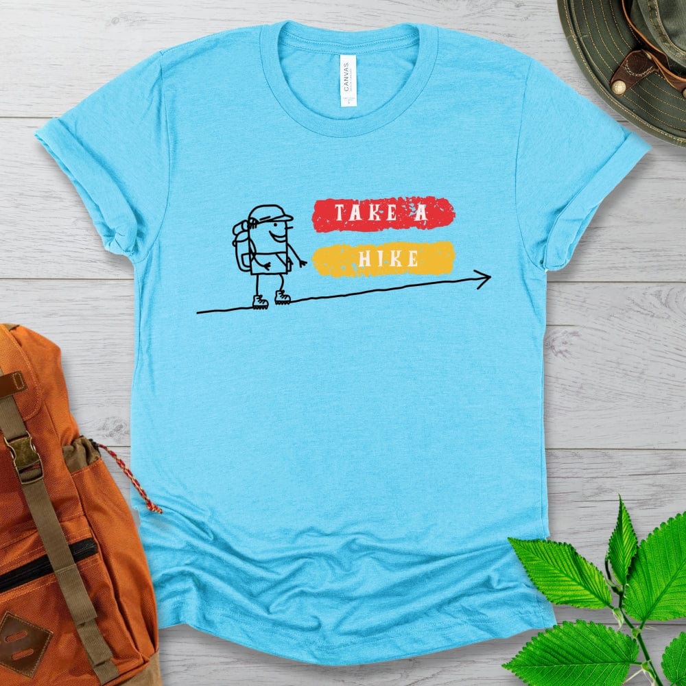 Take A Hike Cartoon Tshirt