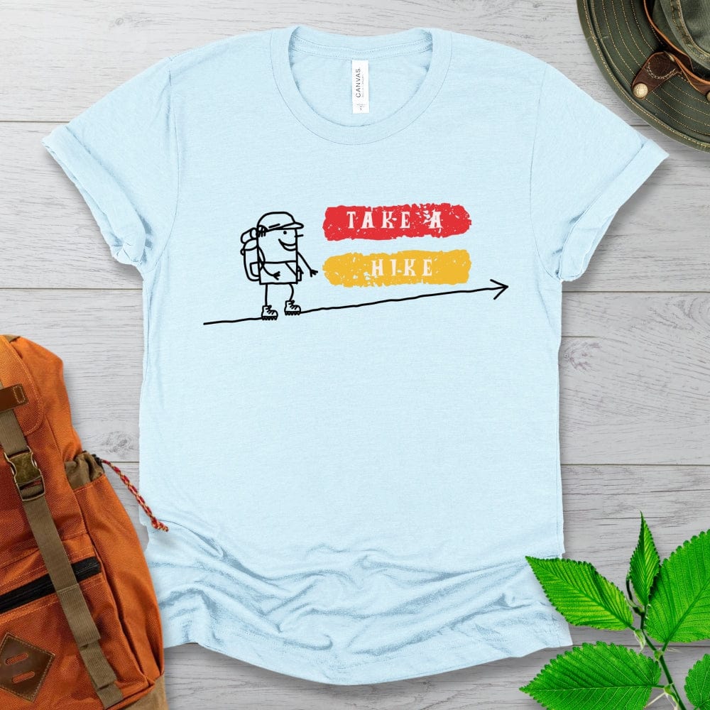 Take A Hike Cartoon Tshirt