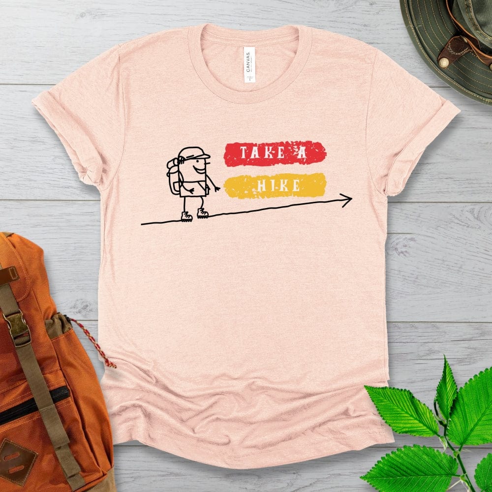 Take A Hike Cartoon Tshirt