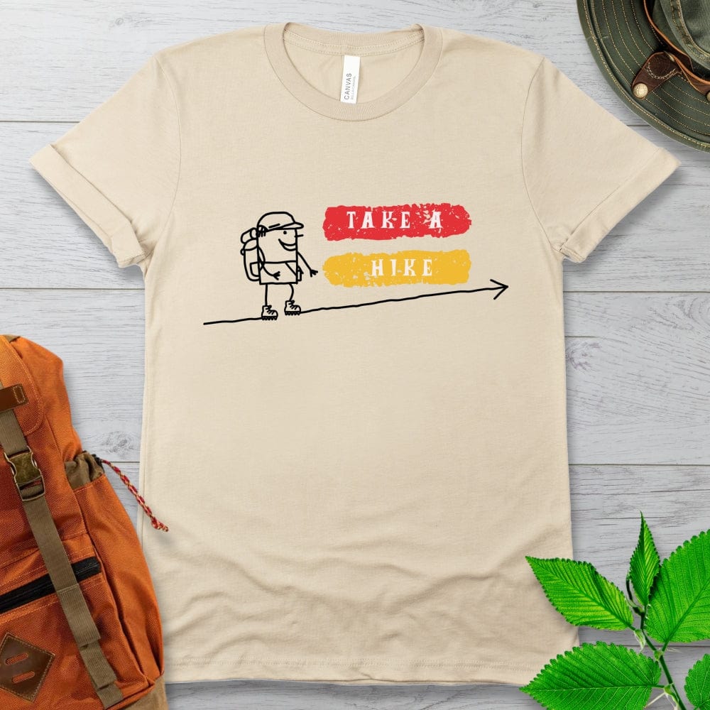 Take A Hike Cartoon Tshirt