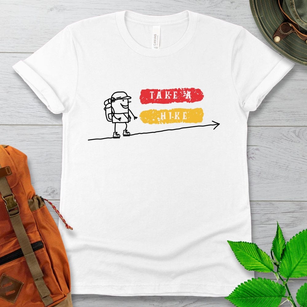 Take A Hike Cartoon Tshirt