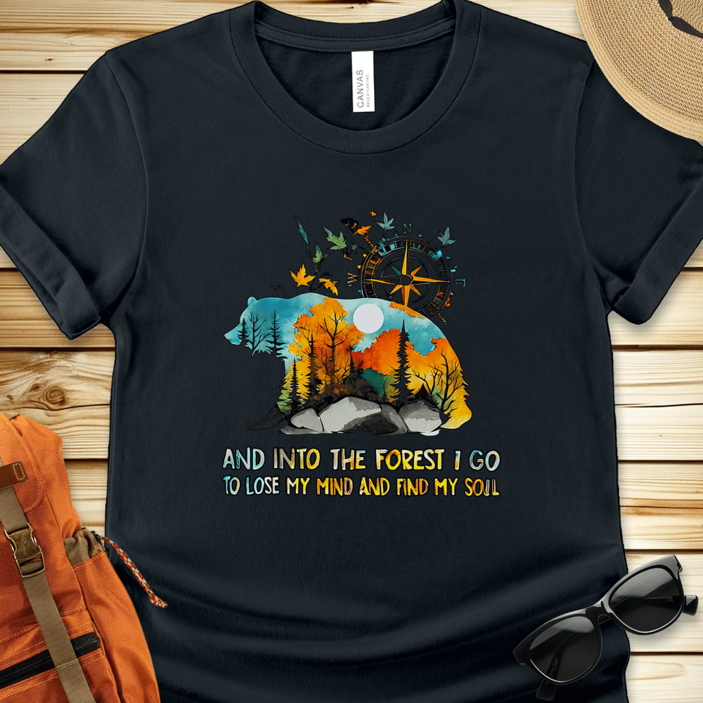 Colorful Into The Forest I Go Tshirt