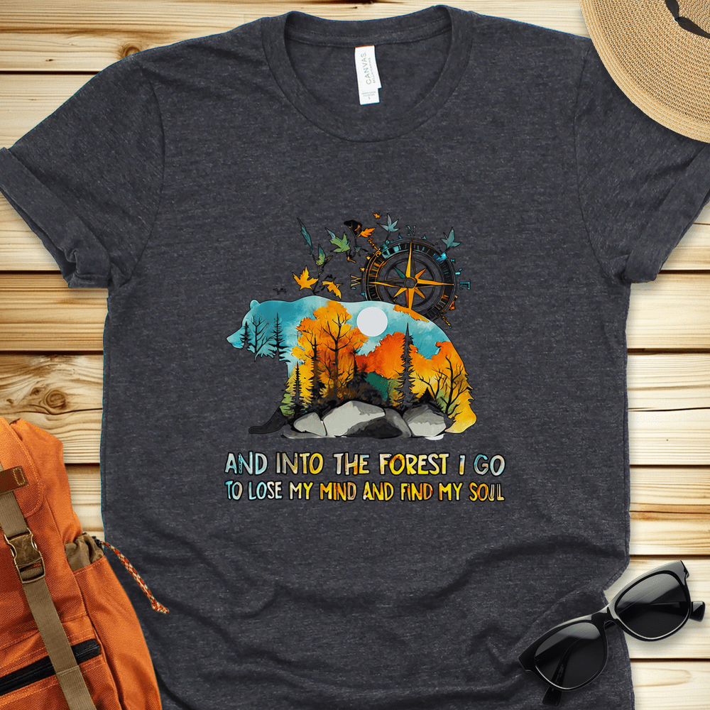 Colorful Into The Forest I Go Tshirt