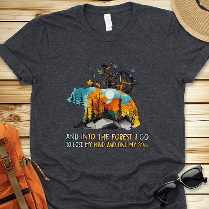 Colorful Into The Forest I Go Tshirt