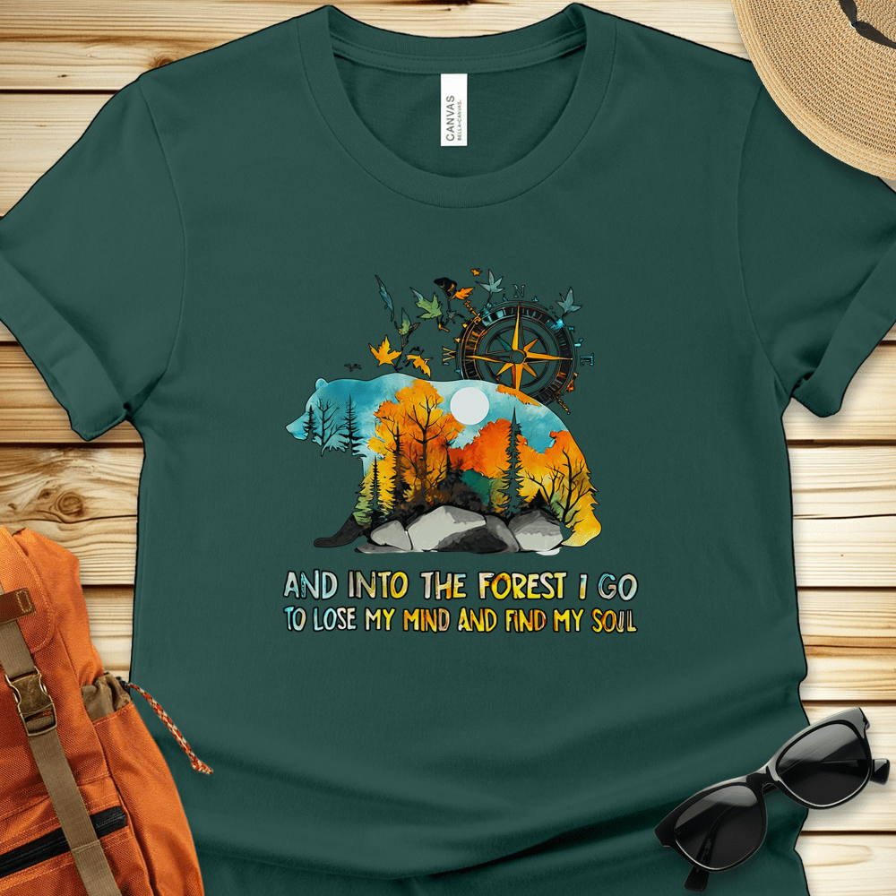 Colorful Into The Forest I Go Tshirt