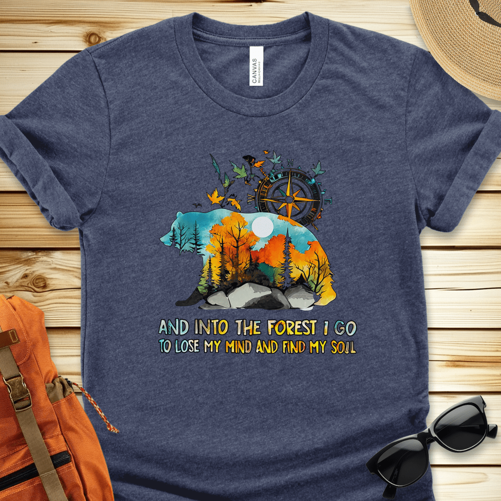 Colorful Into The Forest I Go Tshirt
