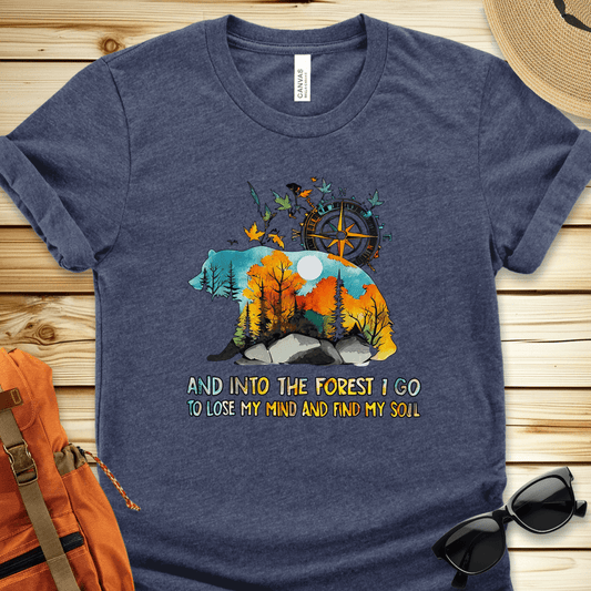 Colorful Into The Forest I Go Tshirt