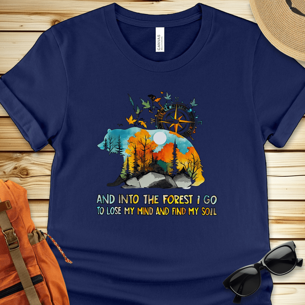 Colorful Into The Forest I Go Tshirt