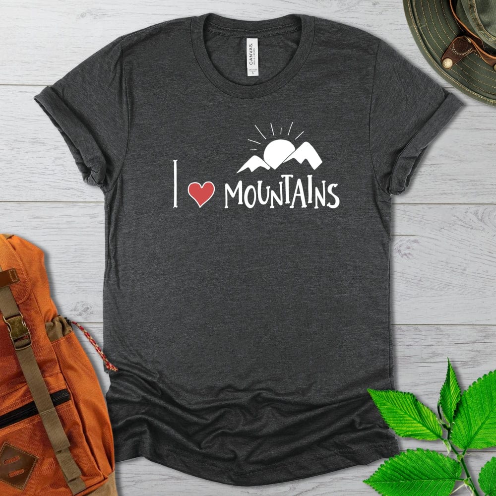 I Love Mountains Tshirt