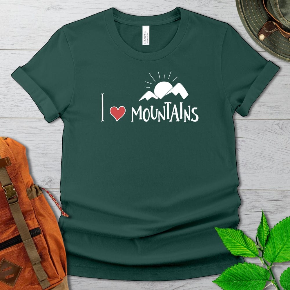 I Love Mountains Tshirt