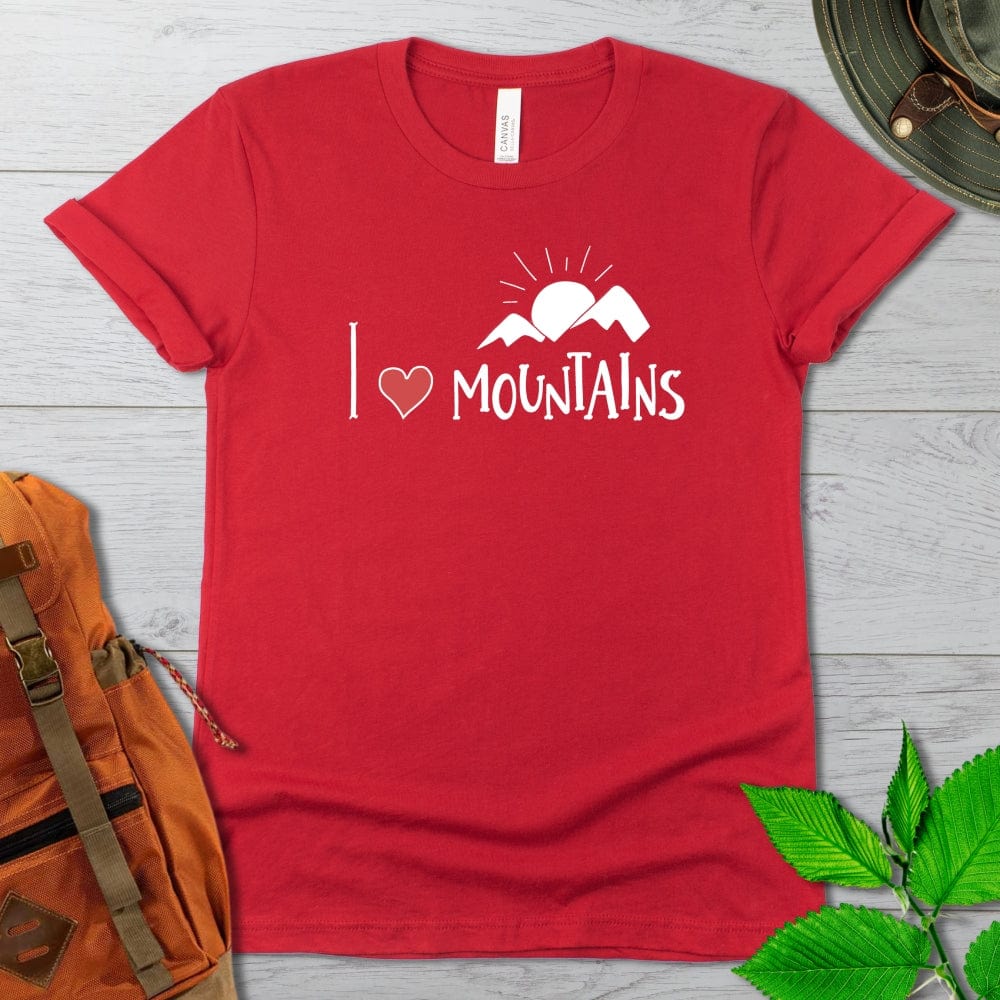 I Love Mountains Tshirt