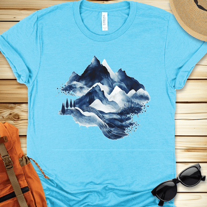 Blue Landscape Tshirt