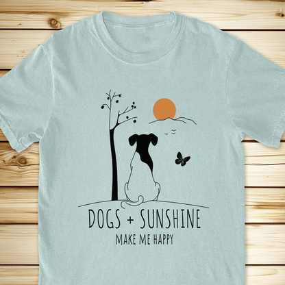 Dogs And Sunshine Relaxed Fit Tee