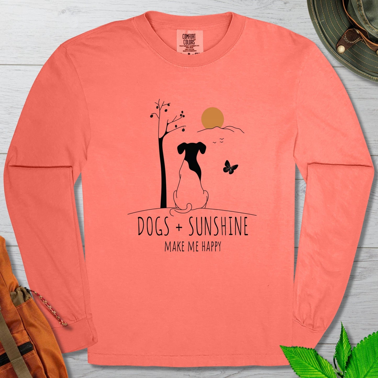 Dogs and Sunshine Long Sleeve Tshirt