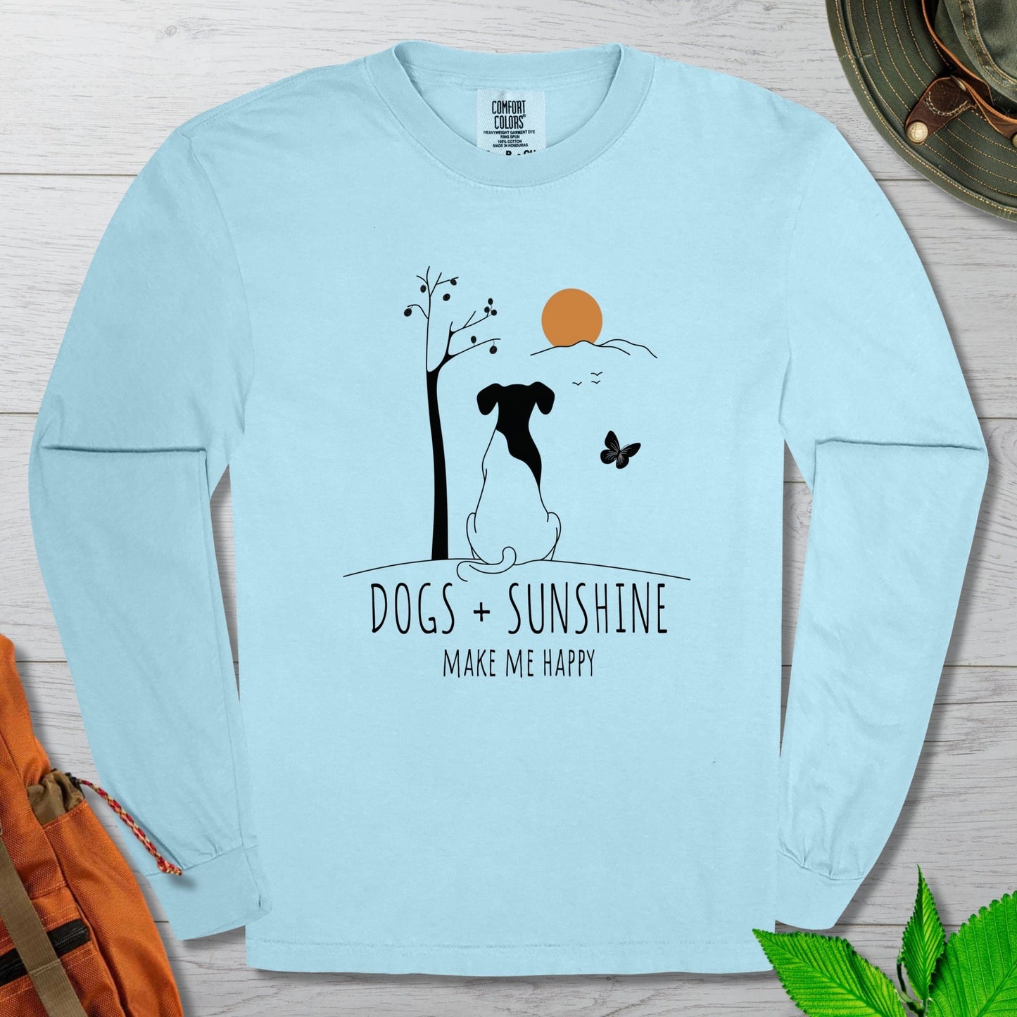 Dogs and Sunshine Long Sleeve Tshirt