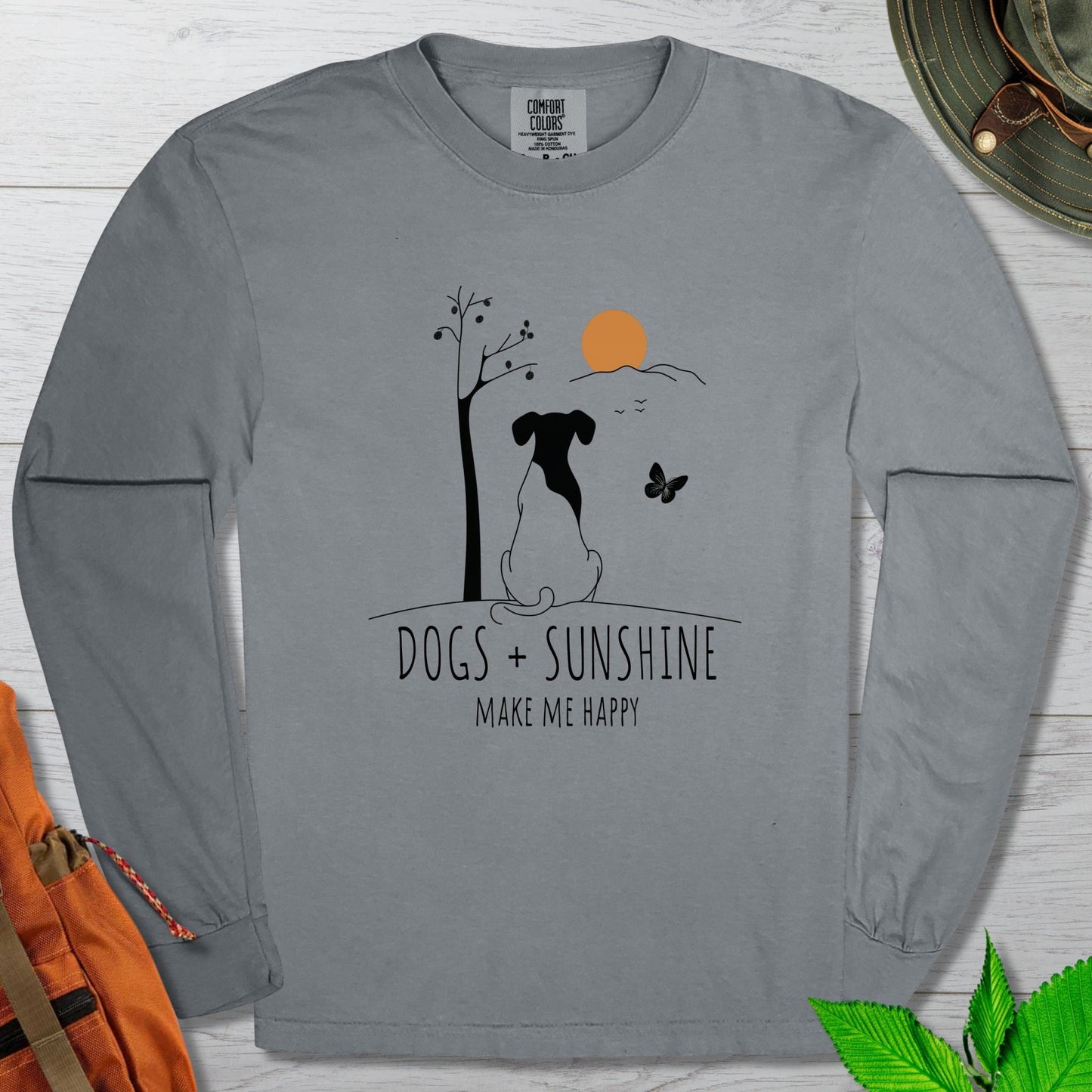 Dogs and Sunshine Long Sleeve Tshirt