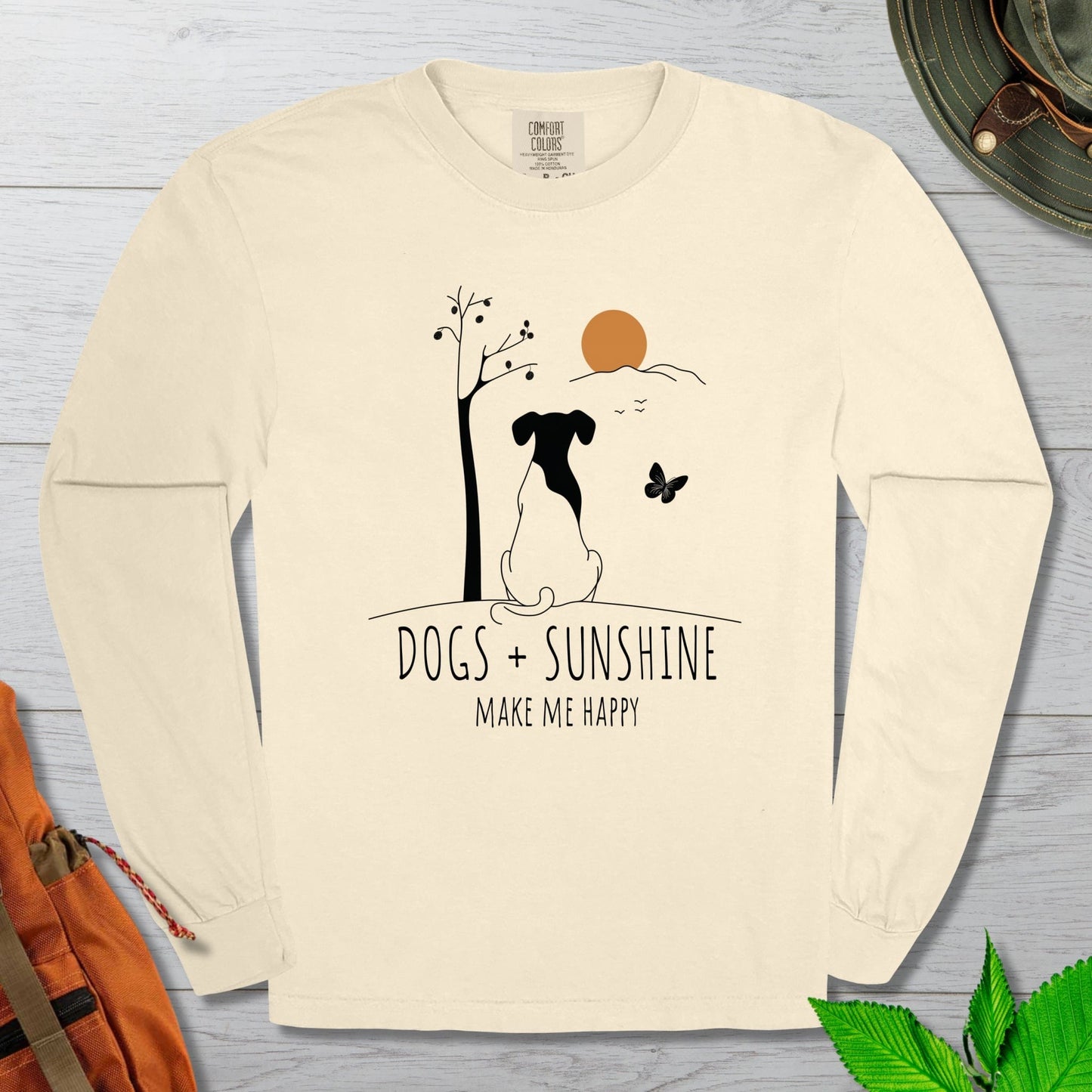 Dogs and Sunshine Long Sleeve Tshirt