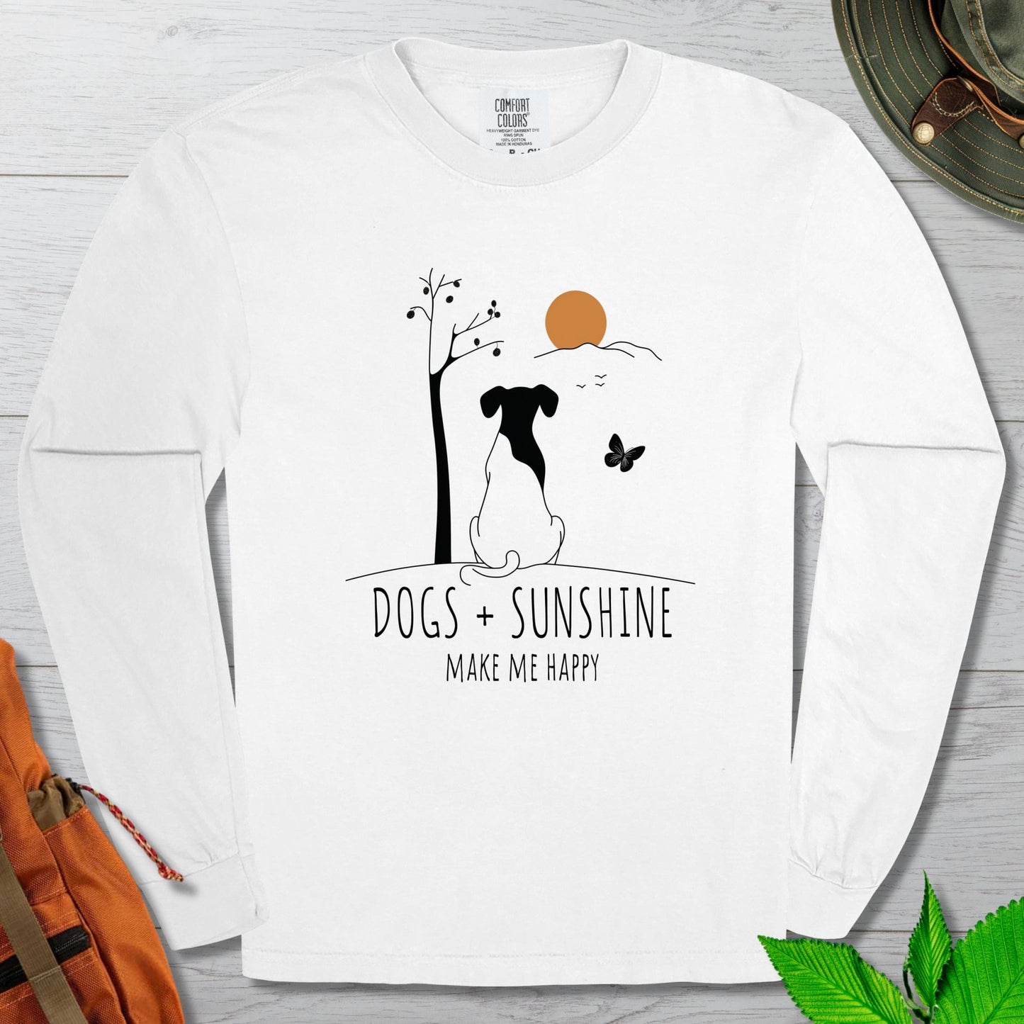 Dogs and Sunshine Long Sleeve Tshirt