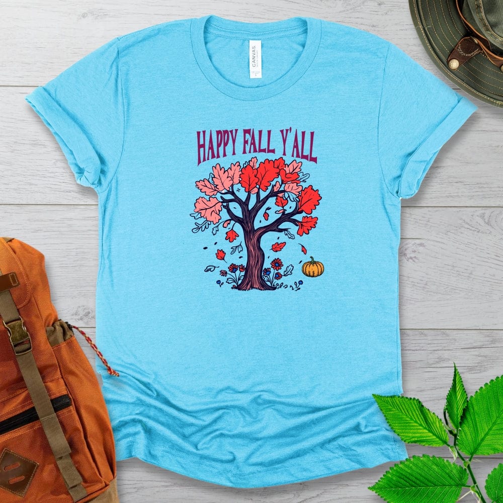 Happy Fall Yall Tree Tshirt