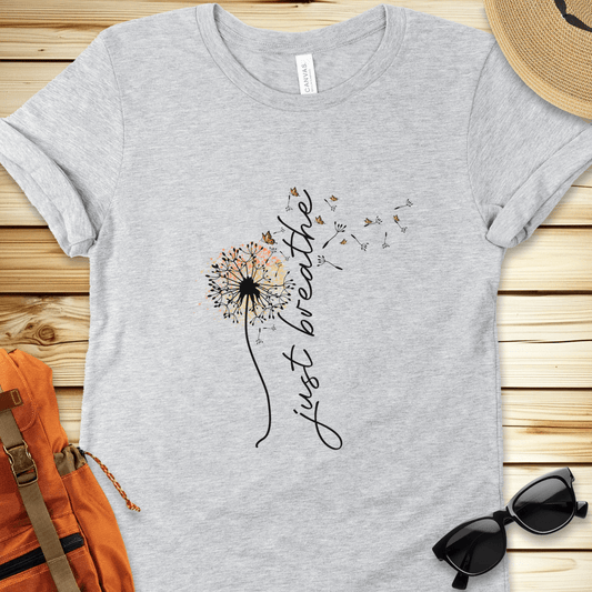 Colorful Just Breathe Tshirt