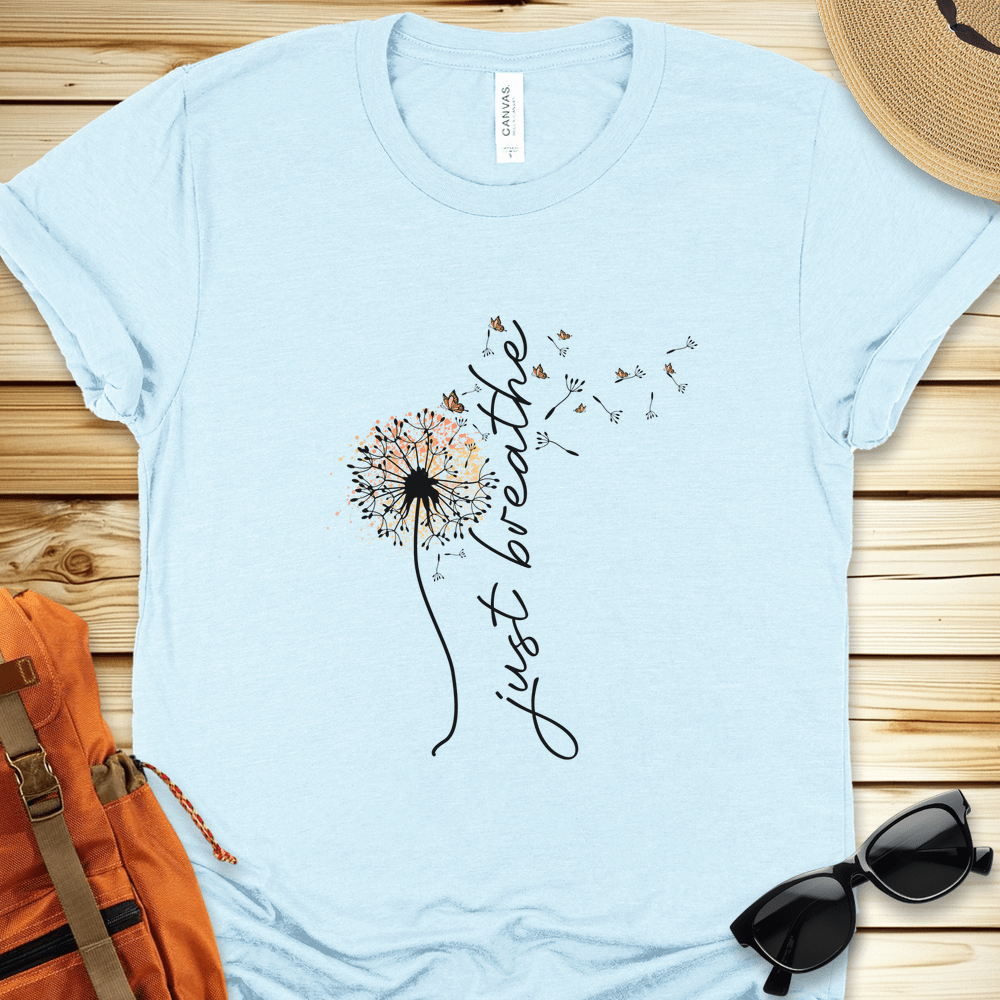 Colorful Just Breathe Tshirt