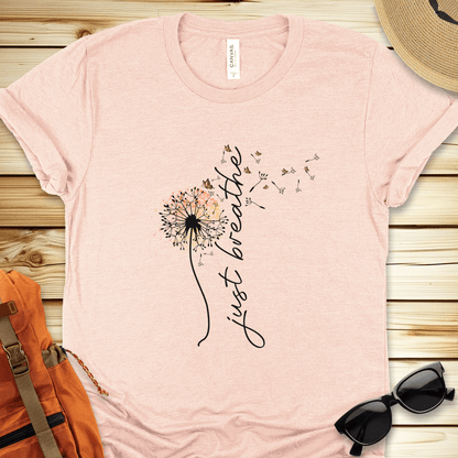 Colorful Just Breathe Tshirt