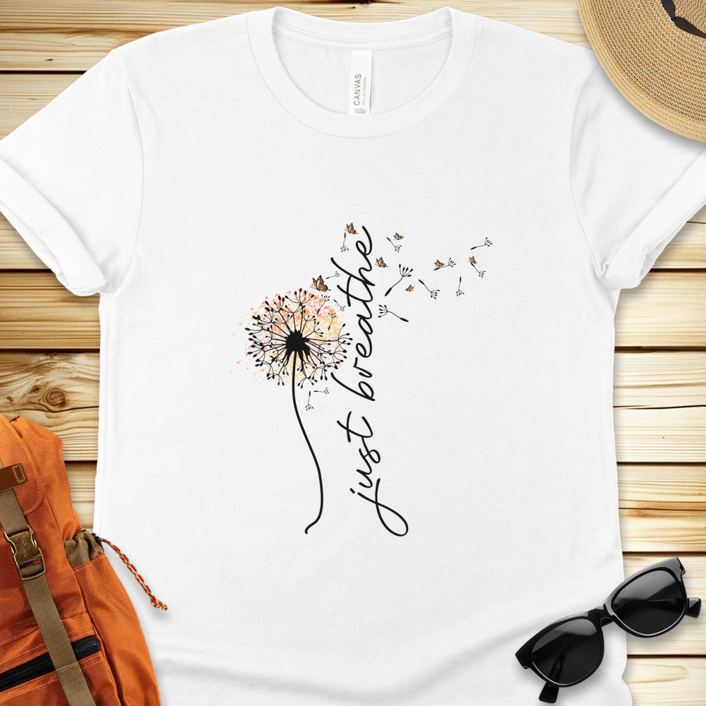 Colorful Just Breathe Tshirt