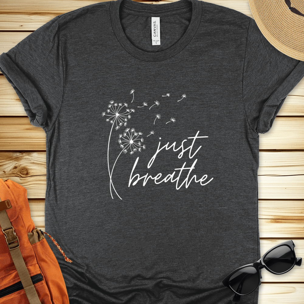 Just Breathe Dandelion Tshirt
