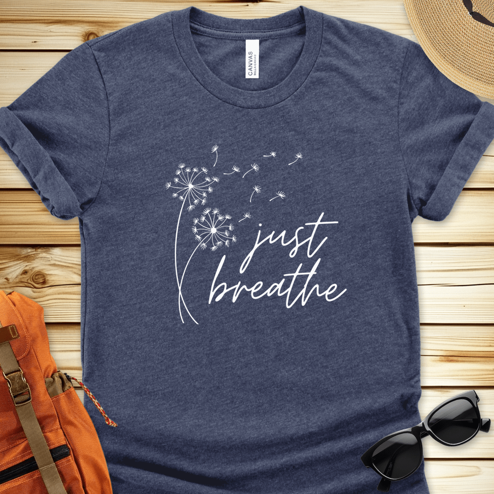 Just Breathe Dandelion Tshirt