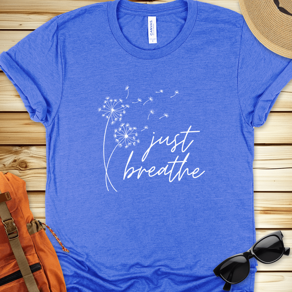 Just Breathe Dandelion Tshirt