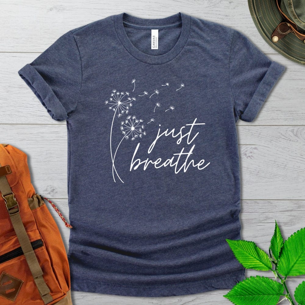 Just Breathe Dandelion Tshirt