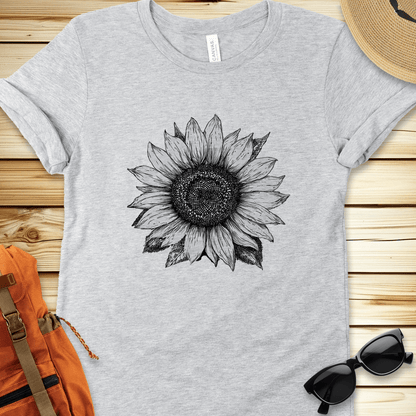 Sunflower Sketch Tshirt