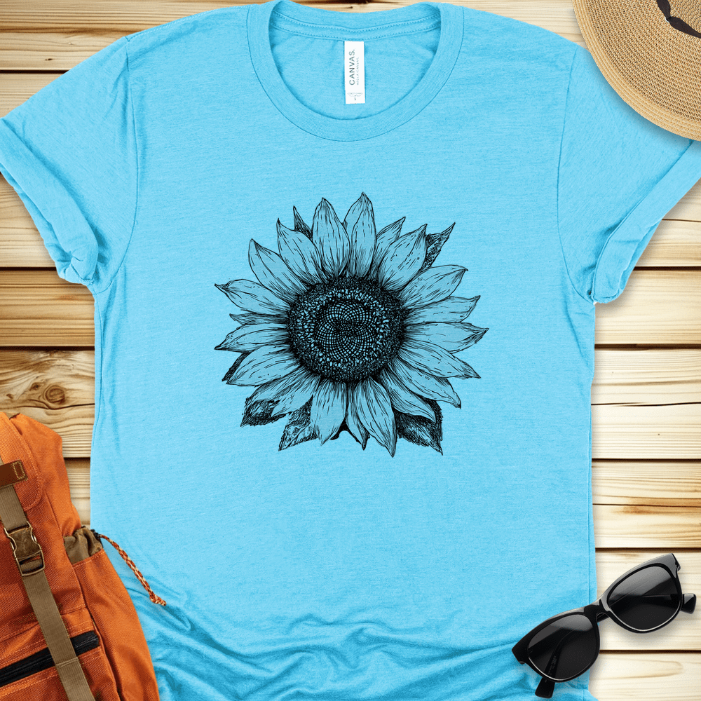 Sunflower Sketch Tshirt