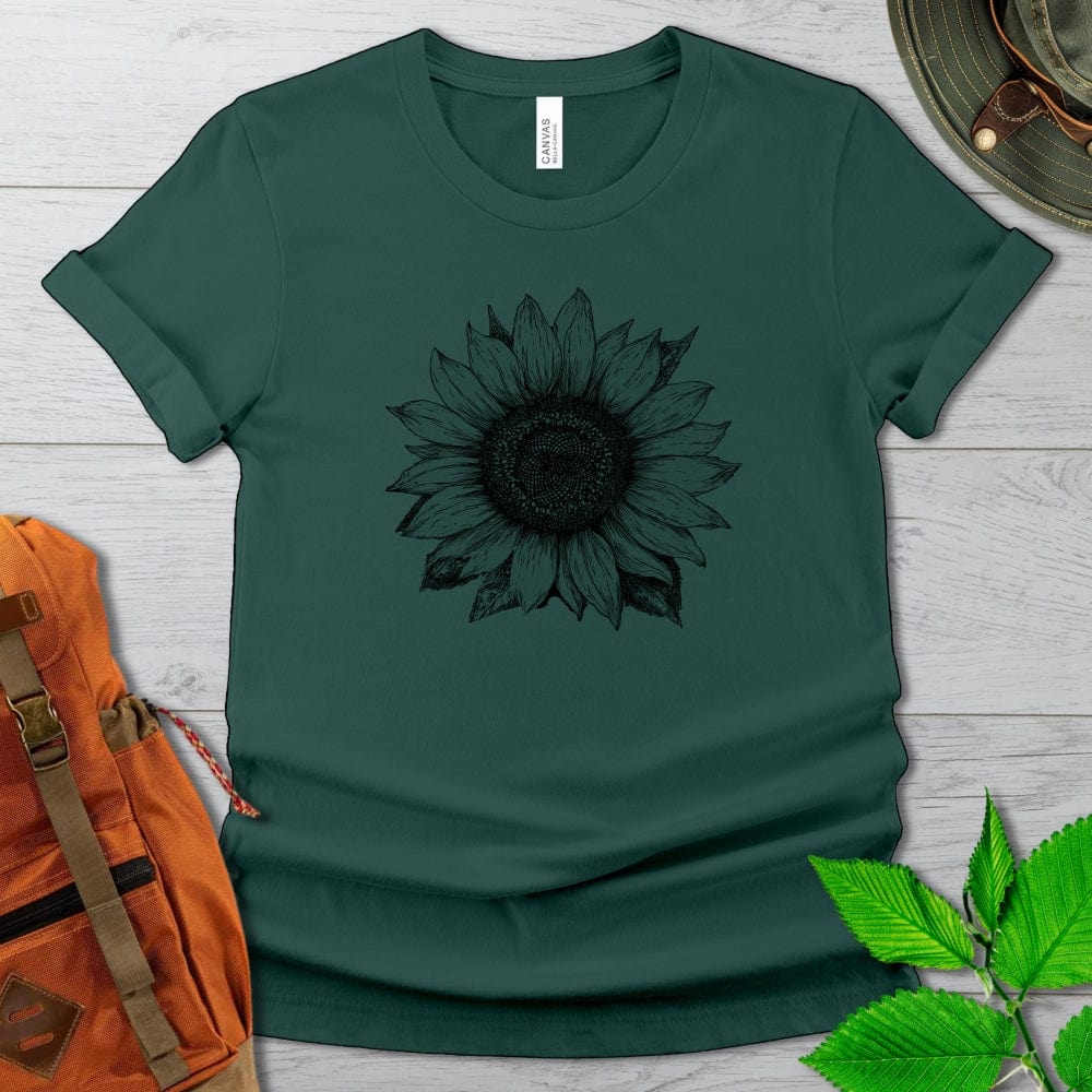 Sunflower Sketch Tshirt