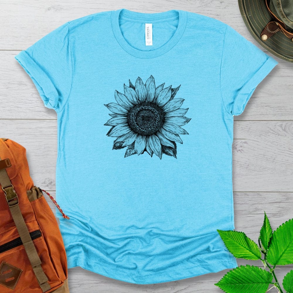 Sunflower Sketch Tshirt