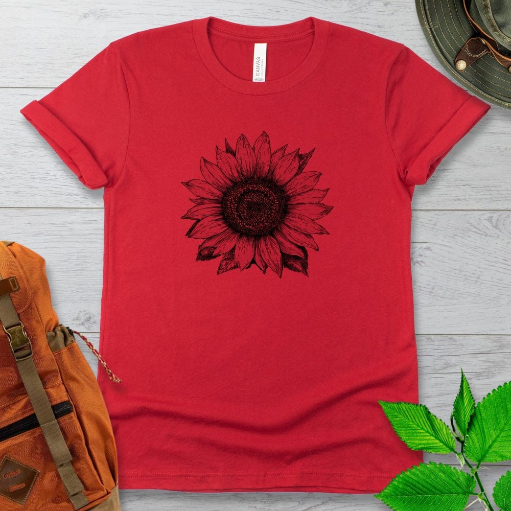 Sunflower Sketch Tshirt