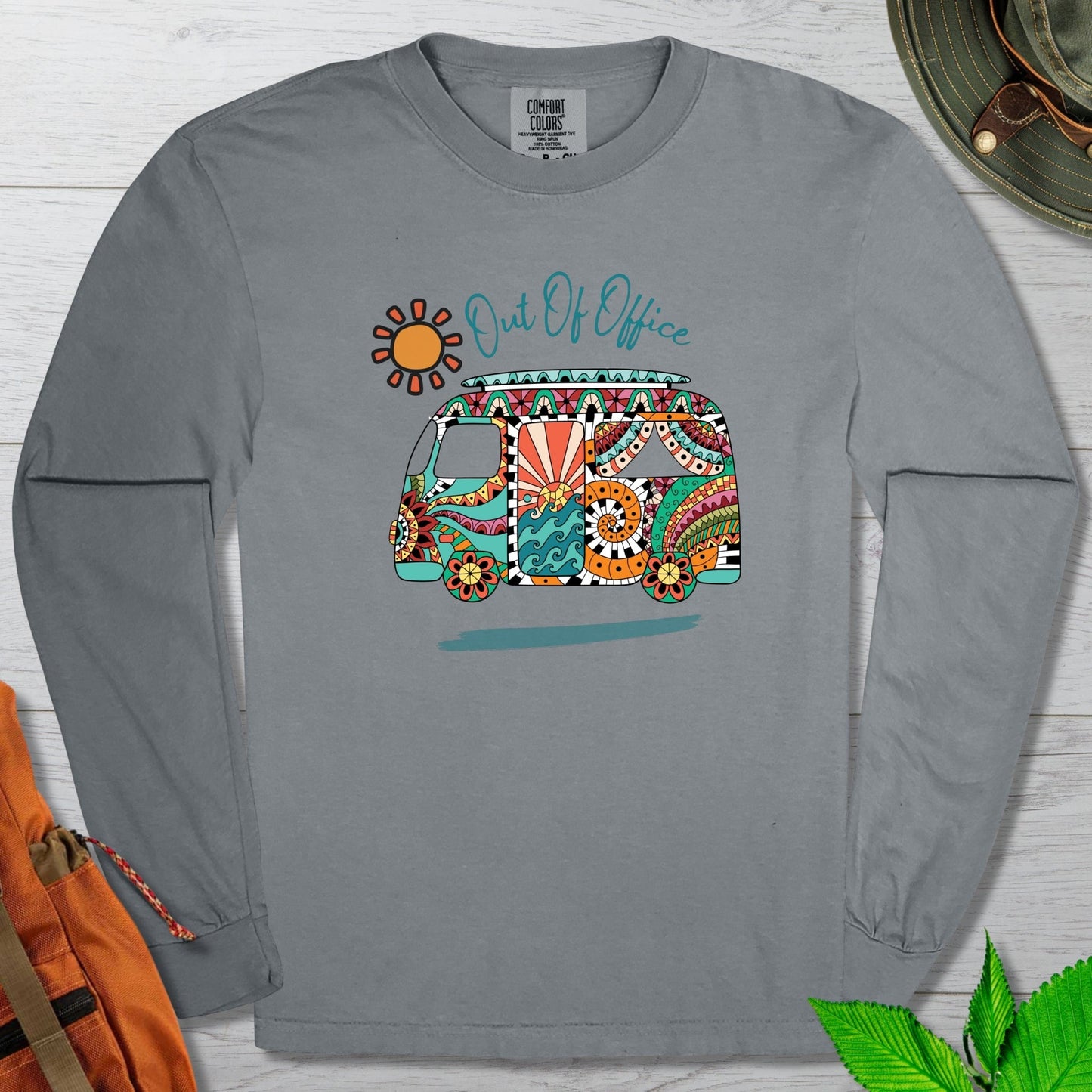 Hippy Van Out of Office Long Sleeve Tshirt