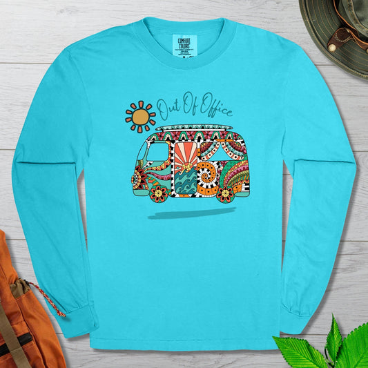 Hippy Van Out of Office Long Sleeve Tshirt