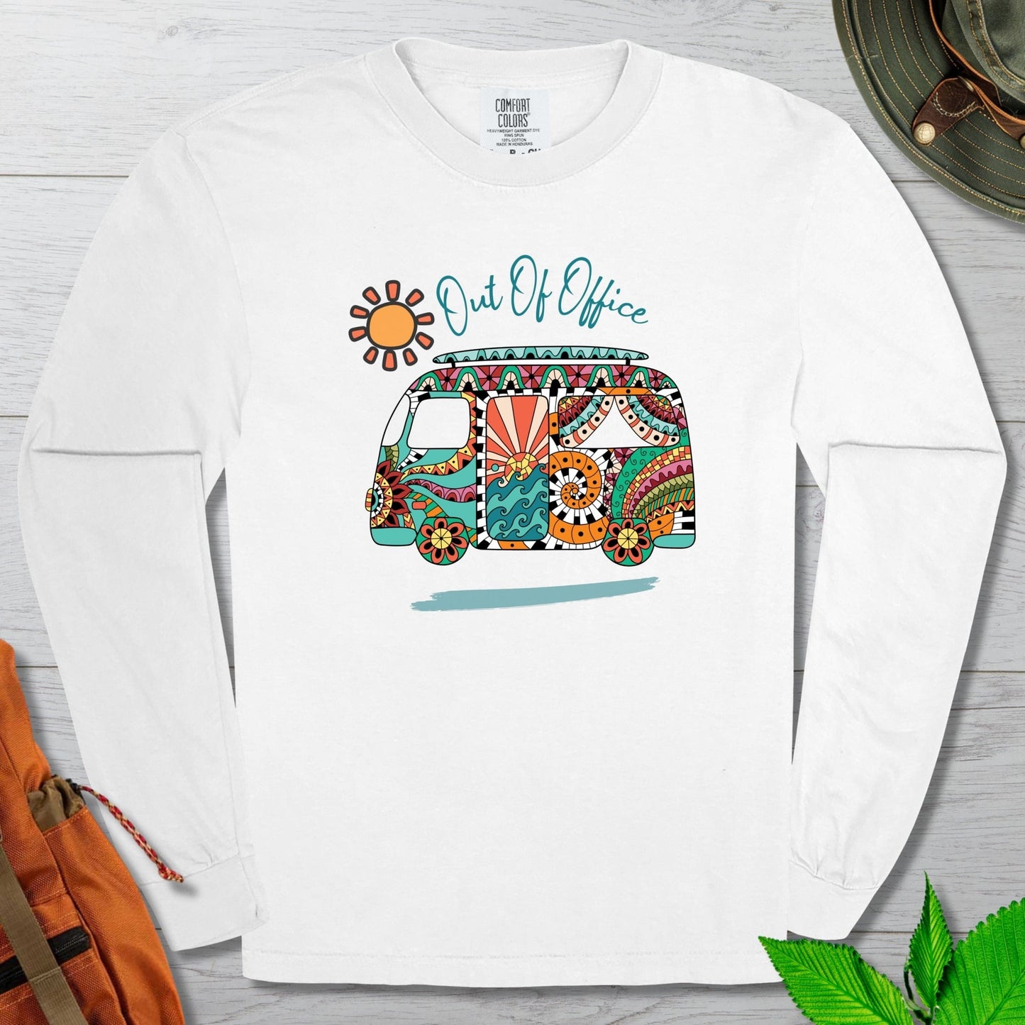 Hippy Van Out of Office Long Sleeve Tshirt