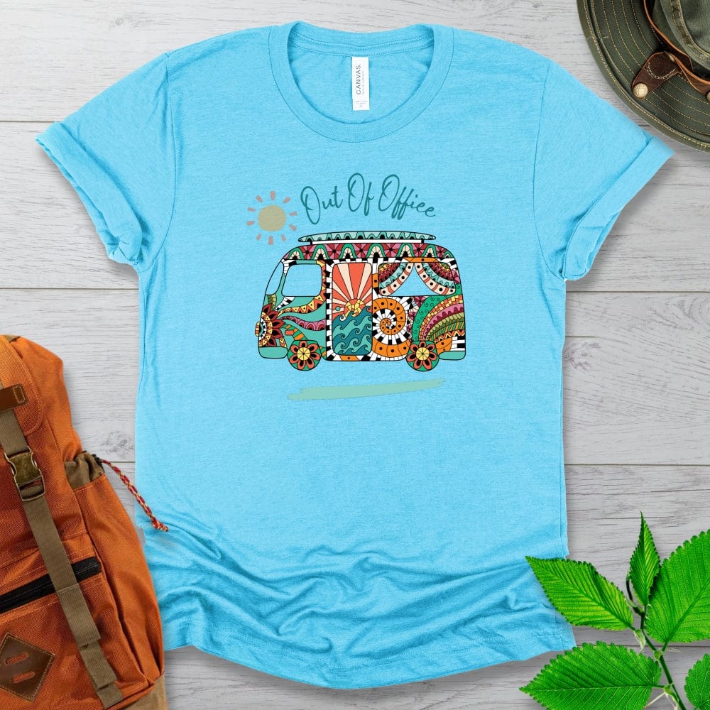 Hippy Van Out of Office Tshirt