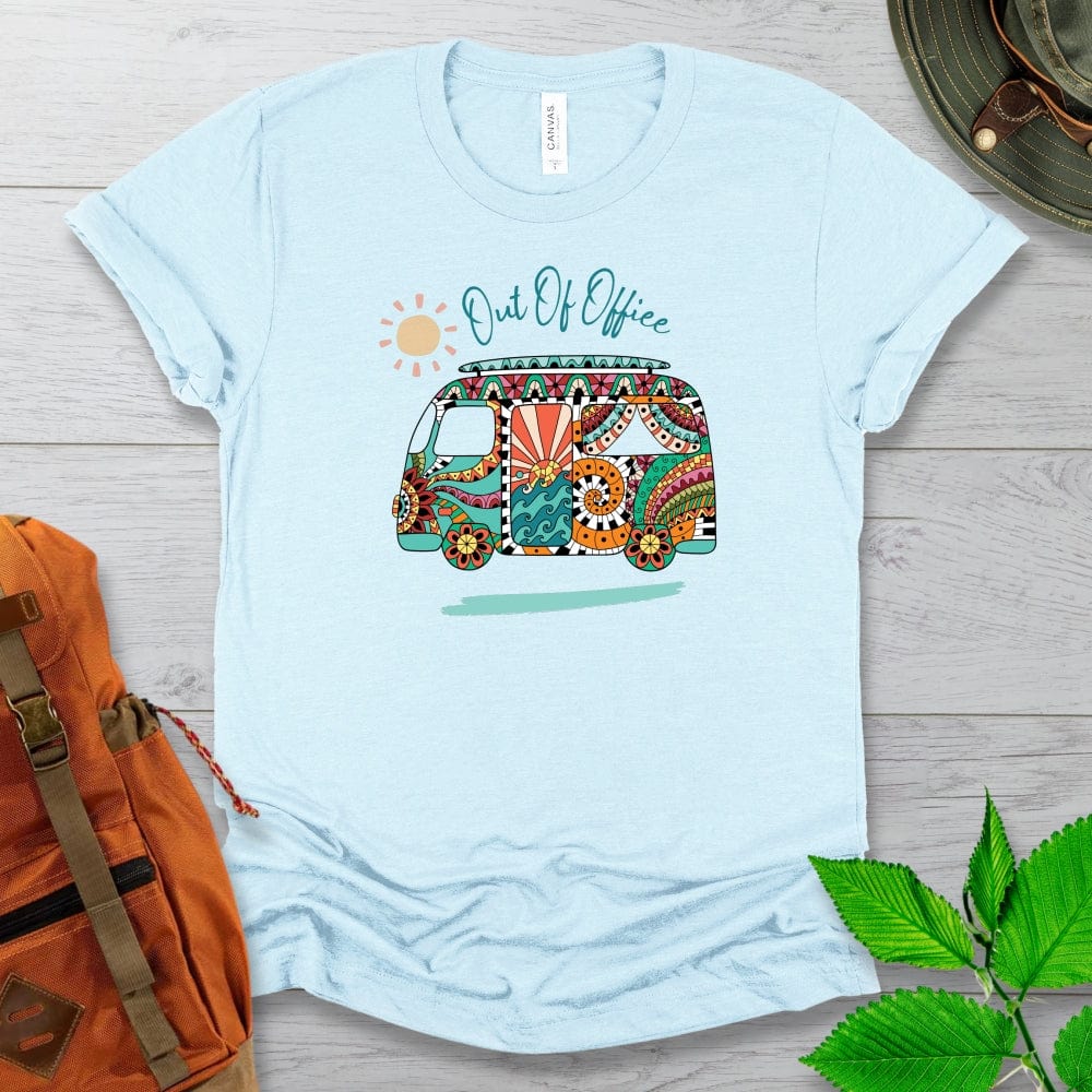 Hippy Van Out of Office Tshirt