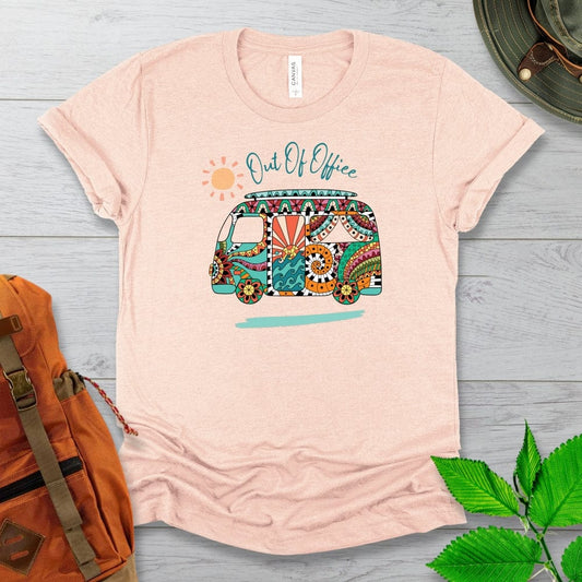 Hippy Van Out of Office Tshirt