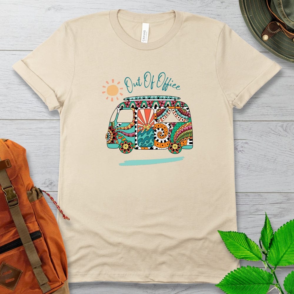 Hippy Van Out of Office Tshirt